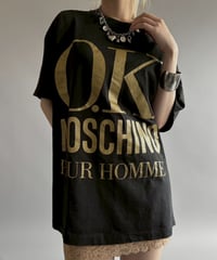 【USED】 Made in USA MOSCHINO Graphic T-Shirt / 260627-026