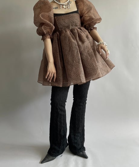 【USED】 SELKIE Leopard Patterned Top /240914-024