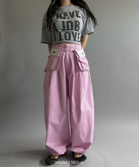 【再受注販売】 Chinatsu Aoyama×Dickies®︎  The Makers Pants Set Pink / 260605-004
