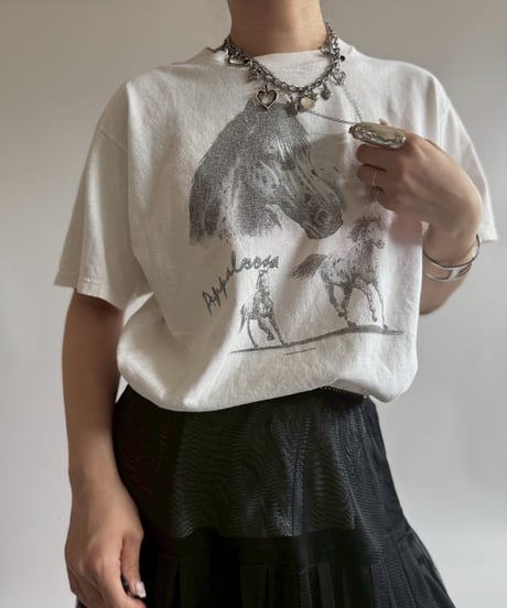 【USED】 Fruit of the Loom Horse T-Shirt  / 250705-004