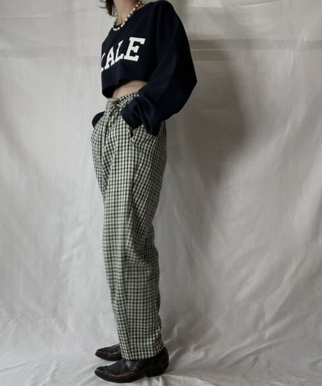 【USED】 Plaid Pants/211014-052