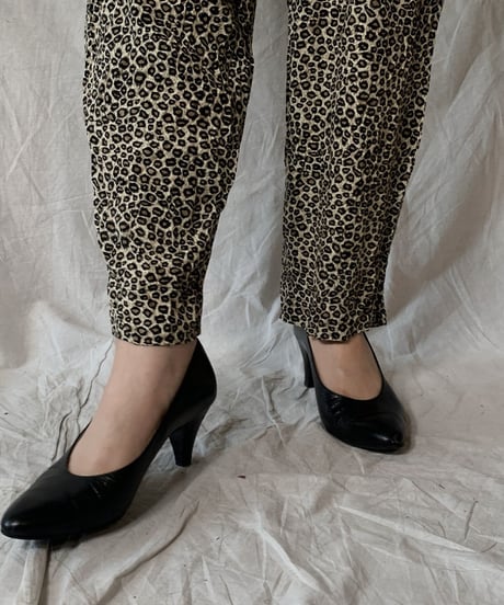 【USED】 Leopard Patterned Easy Pants/210421-038
