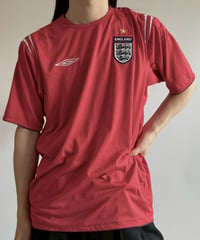 【USED】 UMBRO 04~06's ENGLAND Soccer Shirt/ 250607-045