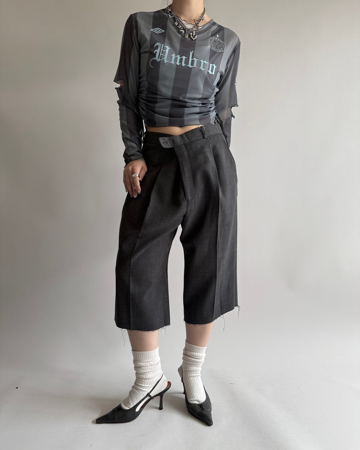 NEW】Chinatsu Aoyama × UMBRO Tule Tee Gray /
