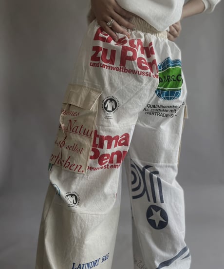 【RE;CIRCLE】RE Eco-Friendly Bag Rraw Cord Pants / 230427-013