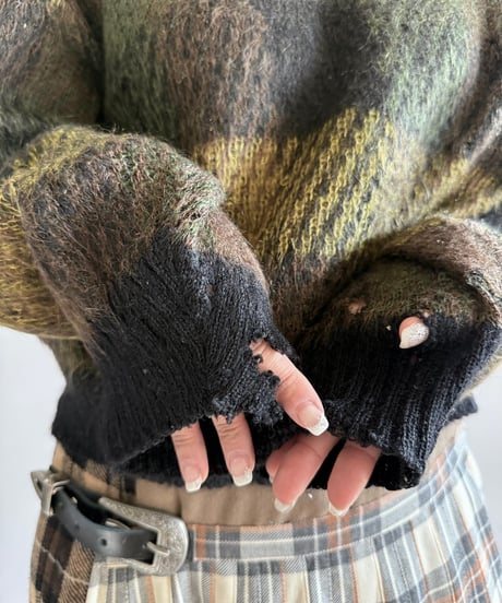 【USED】 60's Vintage Mohair Knit Top /250102-019