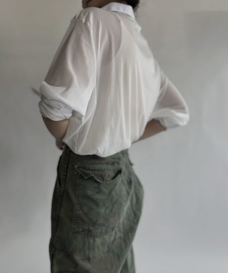 【USED】 See-through Long Sleeved Shirt / 220604-013