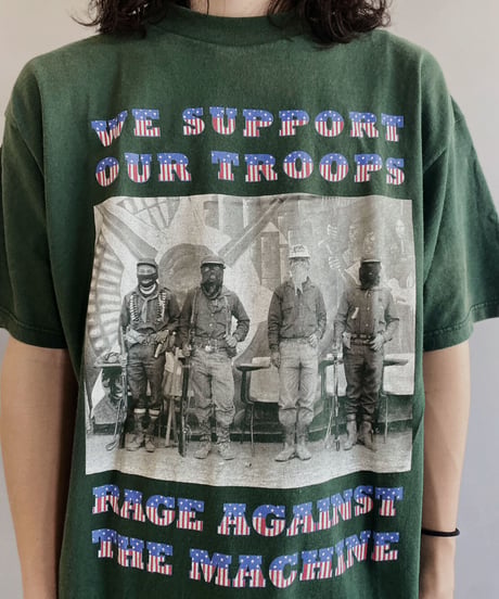 【USED】  Band T-shirt RAGE AGAINST THE MACHINE /230703-014