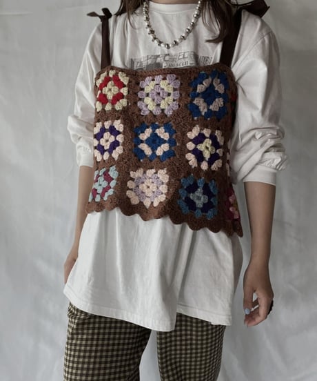 【RE;CIRCLE】 RE Granny Knit Bustier④/211014-015