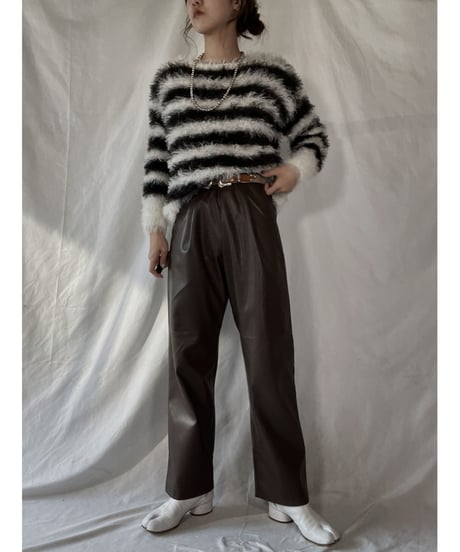 【USED】    Shaggy Knit Top/211216-011
