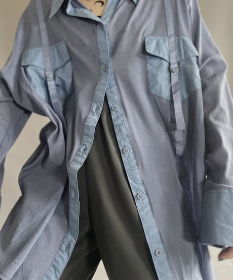 【USED】 Nylon See-through Shirt / 230218-012