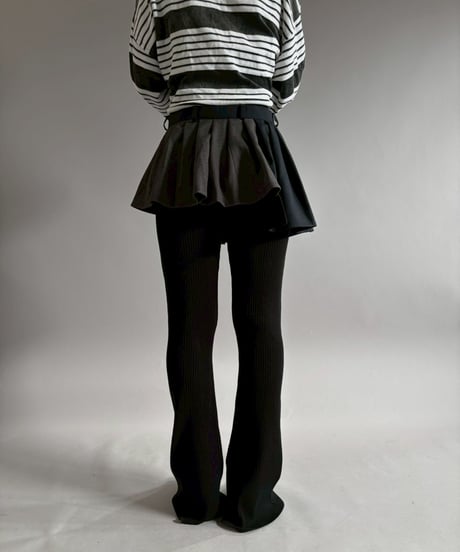 【RE;CIRCLE】 RE Suit Wrap Skirt Mini / 260129-014