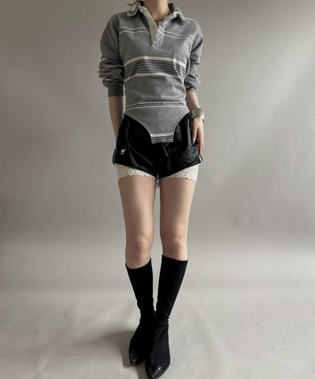 【RE;CIRCLE】 RE Leotard Rugger Shirt/ 260430-010