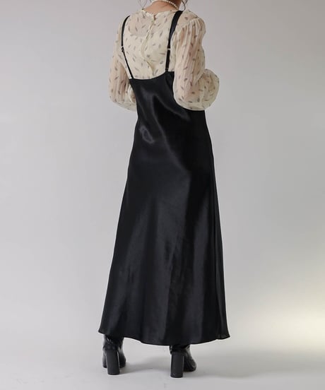 【USED】Satin Camisole Dress / 220324-011