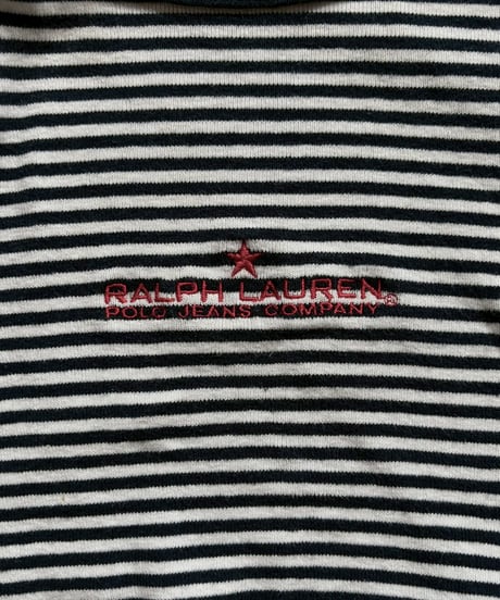 【USED】 POLO JEANS Co. Boarder L/S T-shirt / 260502-024