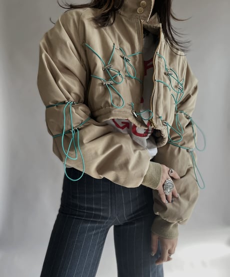 【RE;CIRCLE】 RE Draw Code Short Down Jacket / 230126-006