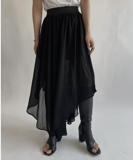 【USED】 Poly Long Skirt / 220611-015