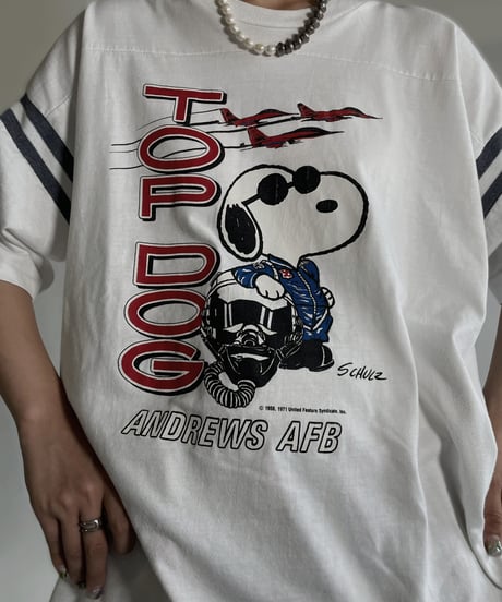 【USED】 Short Sleeved T-shirt "Top Dog" / 220625-015