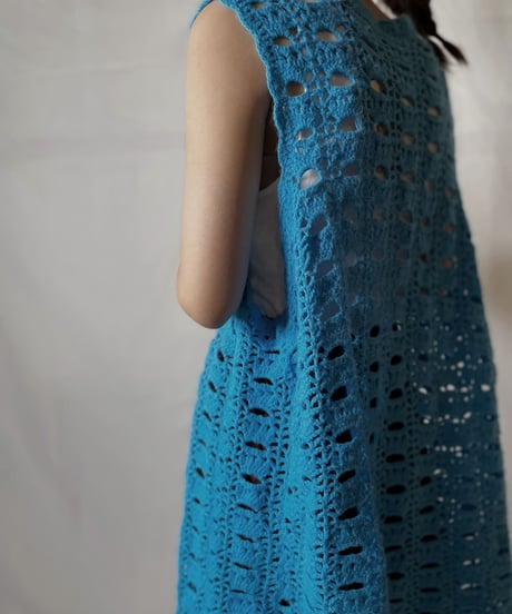 【USED】  Crochet N/S Long Vest/20210819-014