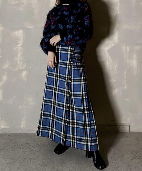 【USED】 Kilt Long Skirt / 201204-021