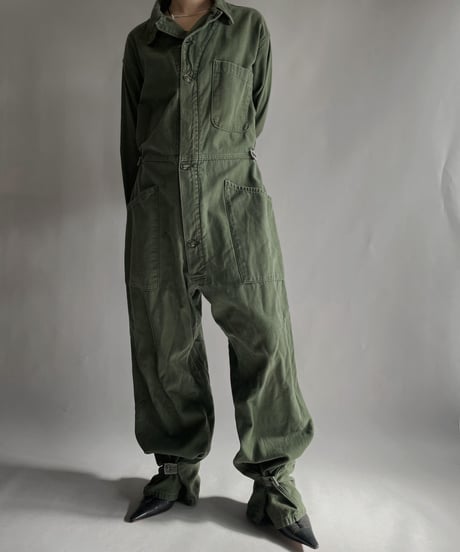 【USED】 Army Cotton Coverall  / 221203-025