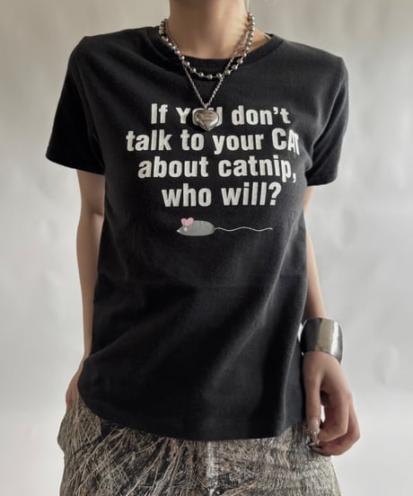 【USED】 RESIZED message T-Shirt / 250830-020