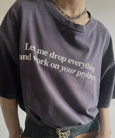 【USED】  DELTA Message T-Shirt/250510-019
