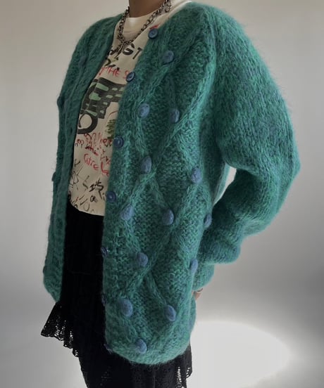 【USED】 Pattern Knit Cardigan /250111-011