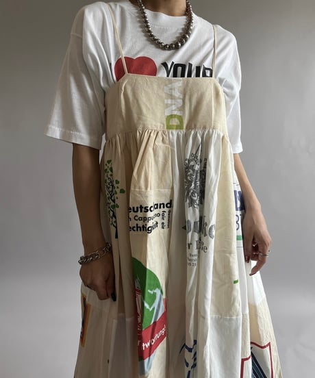 【RE;CIRCLE】RE Eco-Friendly Bag Camisole Long One-piece / 240905-017