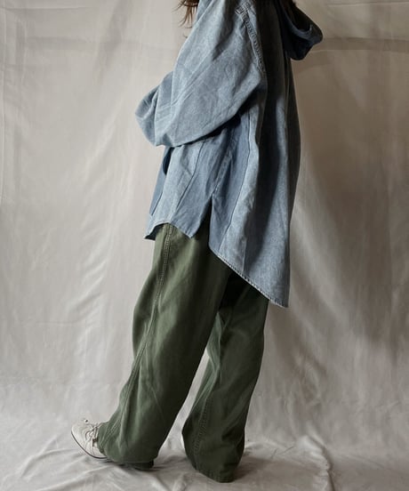 【RE;CIRCLE】 Remake Denim Mexican Parker④/210906-015