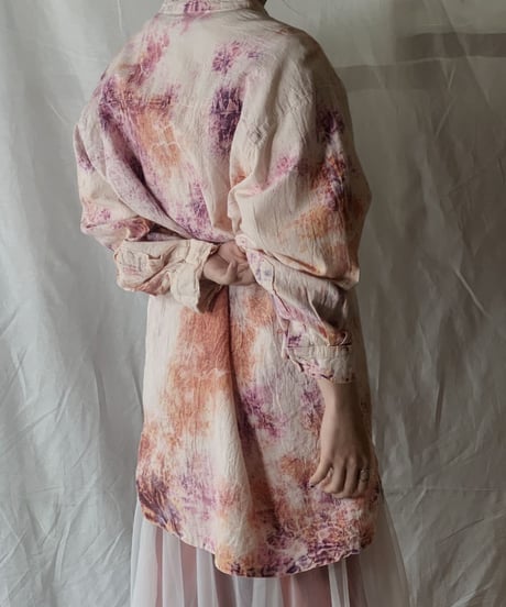 【USED】 Tie Dye Dyeing Mexican Top /210226-021