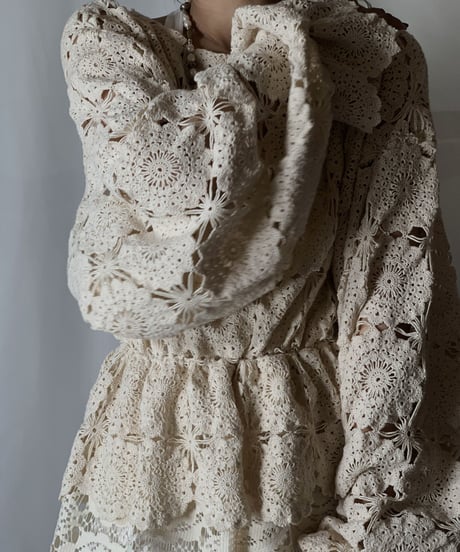 【RE;CIRCLE】 RE Lace L/S One-price④/210801-063