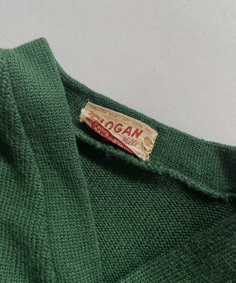 【USED】  Lettered Cardigan / 221105-008