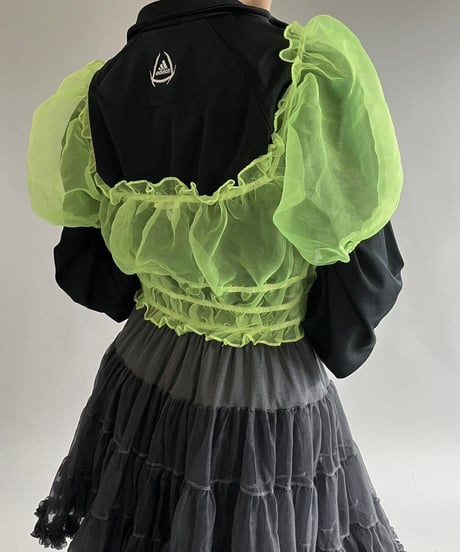 【USED】 Sheer S/S Top /240921-014