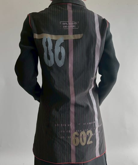 【USED】 Cop.Copine Design Knit Shirt Cardigan /251014-015