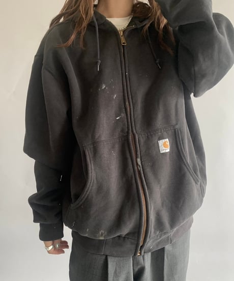 【USED】  Carhartt Zip Up Parker /241109-031