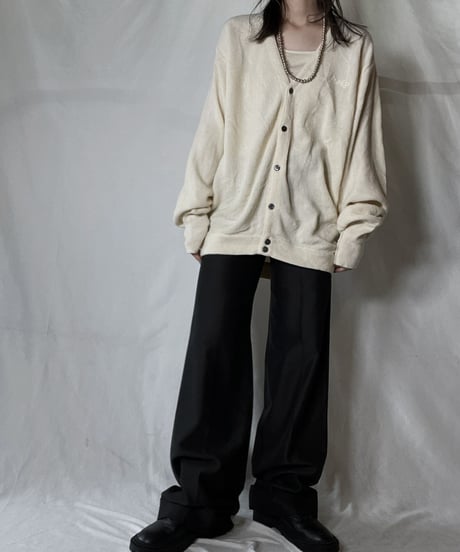 【USED】 LACOSTE Acrylic Knit Cardigan  ⑫ / 220111-020