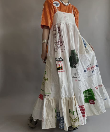 【RE;CIRCLE】RE Eco-Friendly Bag Camisole Long One-piece / 230525-013