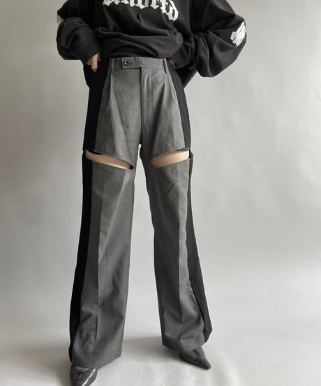 【RE;CIRCLE】 Re Suit Slit Pants/ 241003-007
