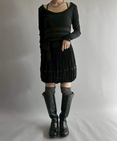 【USED】 Cop.Copine Balloon Hem One-Piece  /251014-020