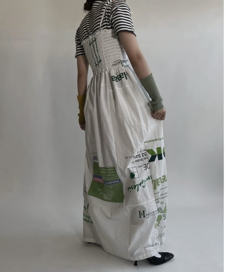 【RE;CIRCLE】RE Eco-Friendly Bag Camisole One-piece / 220512-025