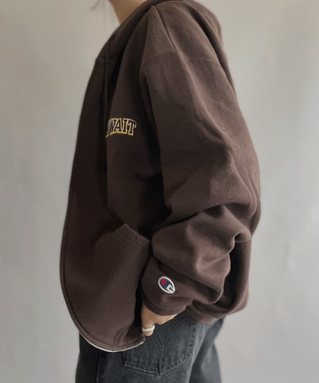 【USED】  Champion 'Kuwait' Zip-Up Hoodie / 220917-020