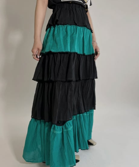【RE;CIRCLE】 RE Indian Cotton Skirt / 220503-020
