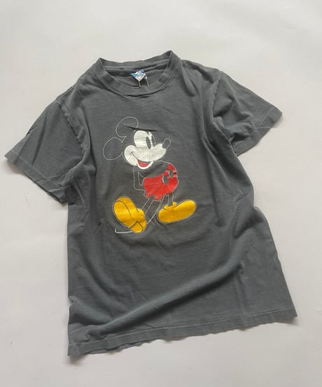 【USED】 Made in USA  80's Disney Mickey T-Shirt/240525-001