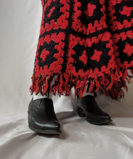 【RE;CIRCLE】 RE Granny Knit Long Skirt①/210917-003