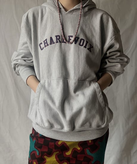 【USED】  Champion Reverse Weave Hoodie CHARLEVOIX/210516-005