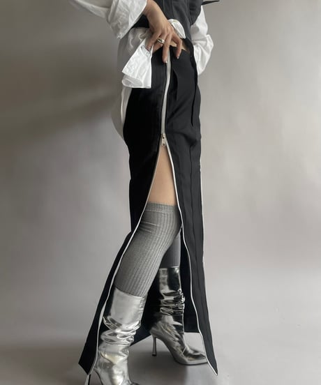 【RE;CIRCLE】 Re Front Zip Skirt/ 241003-002