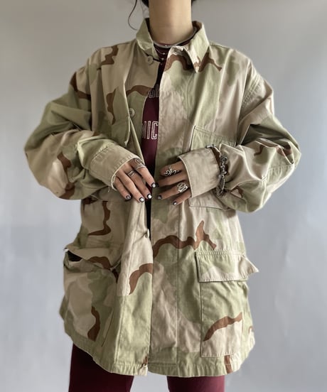【USED】 Army Camouflage Jacket  / 221217-003