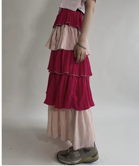 【RE;CIRCLE】 RE Indian Cotton Skirt / 220503-017