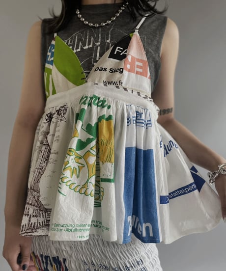 【RE;CIRCLE】RE Eco-Friendly Bag Camisole Bustier / 230622-007